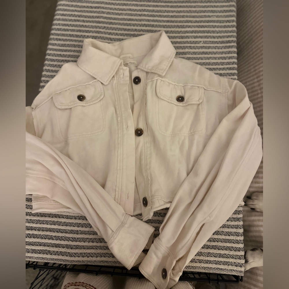 We The Free cropped jacket